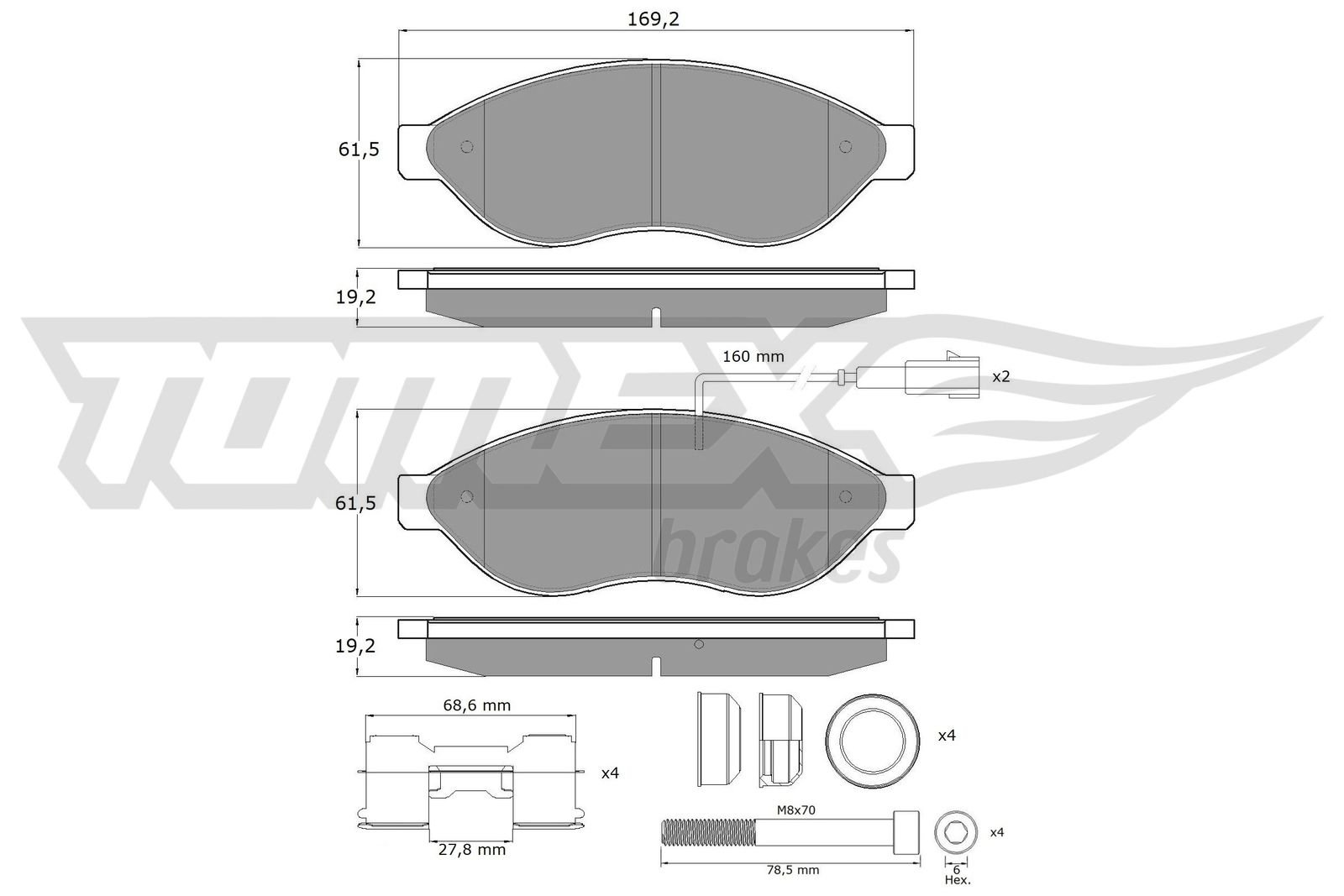 TOMEX Brakes TX 14-39