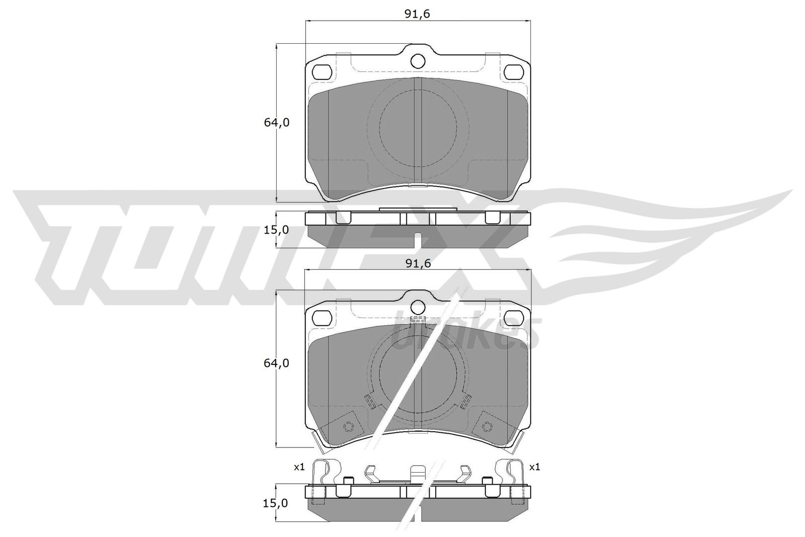 TOMEX Brakes TX 11-77