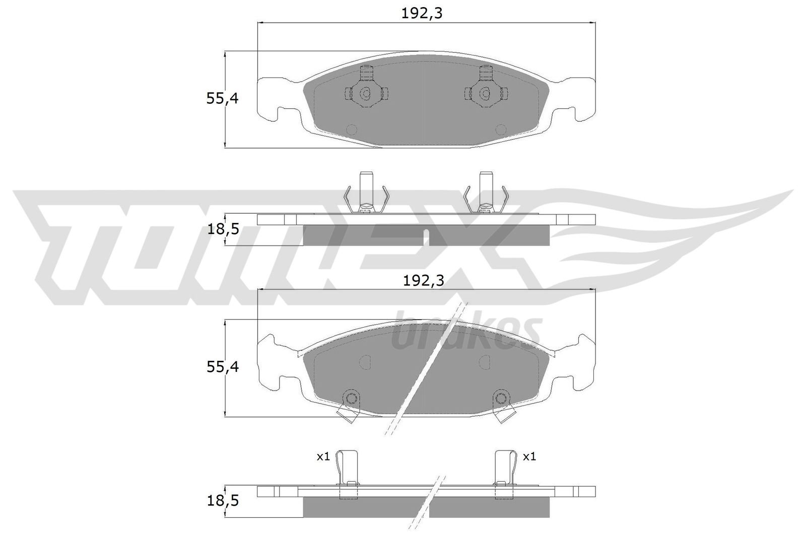 TOMEX Brakes TX 14-89