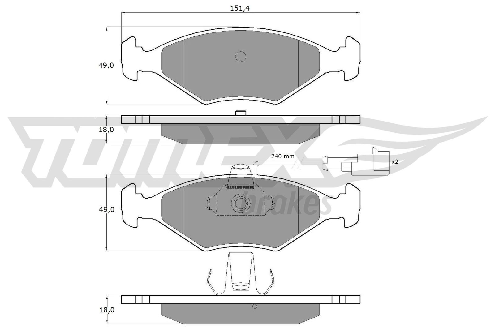 TOMEX Brakes TX 10-794