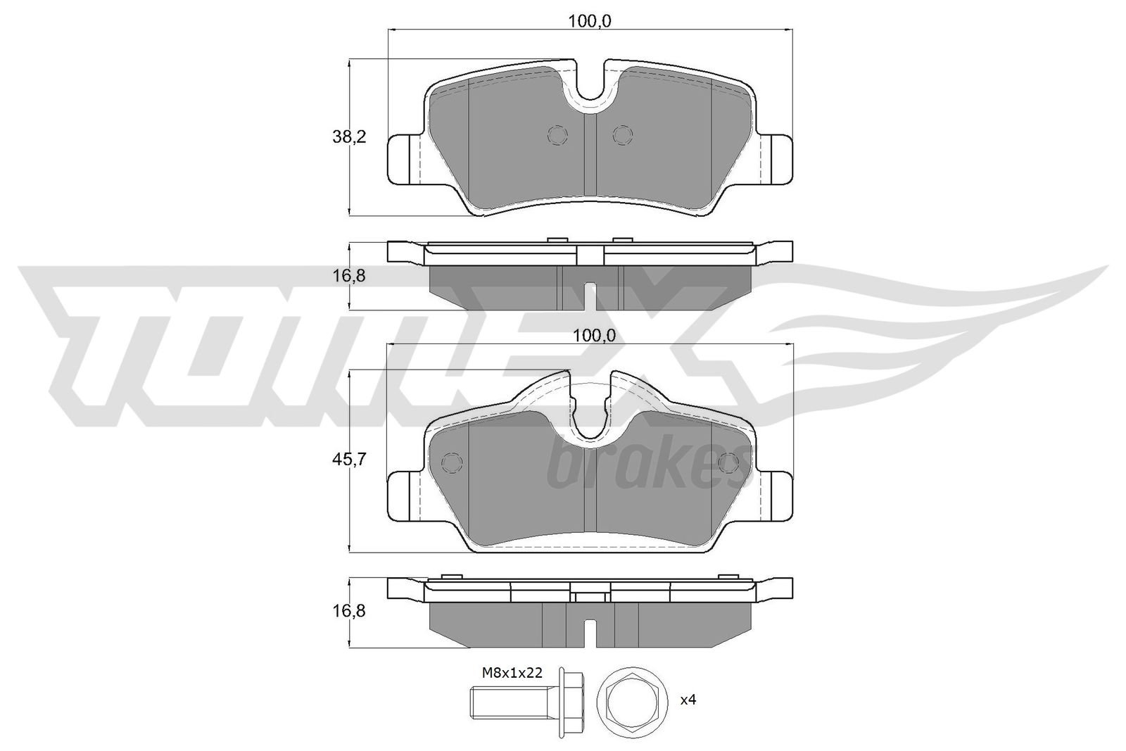 TOMEX Brakes TX 17-83