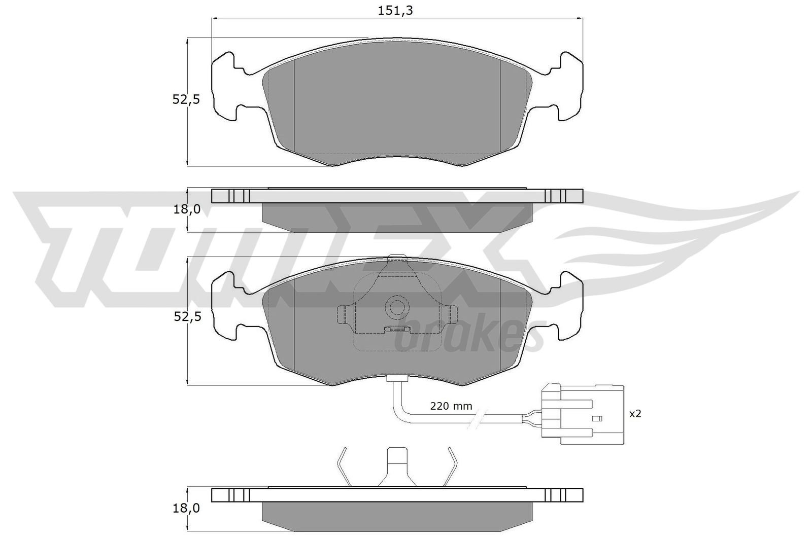 TOMEX Brakes TX 11-34