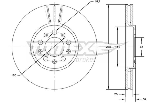 TOMEX Brakes TX 72-04