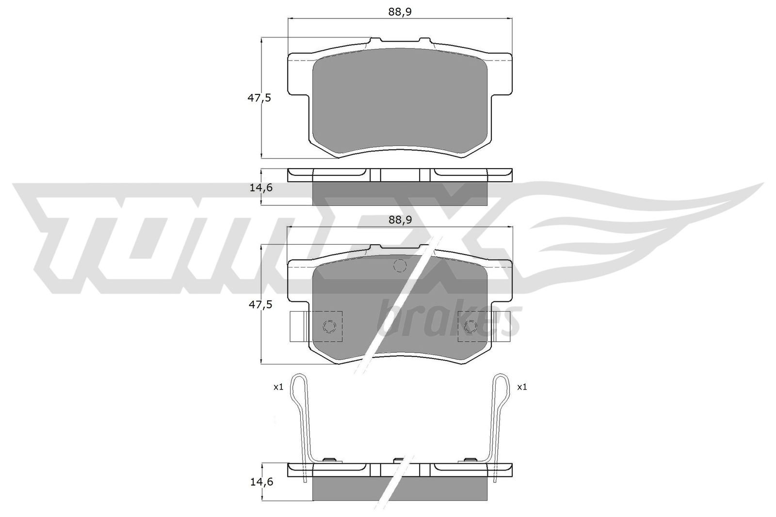 TOMEX Brakes TX 11-00