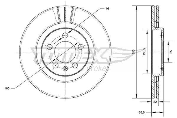 TOMEX Brakes TX 70-09