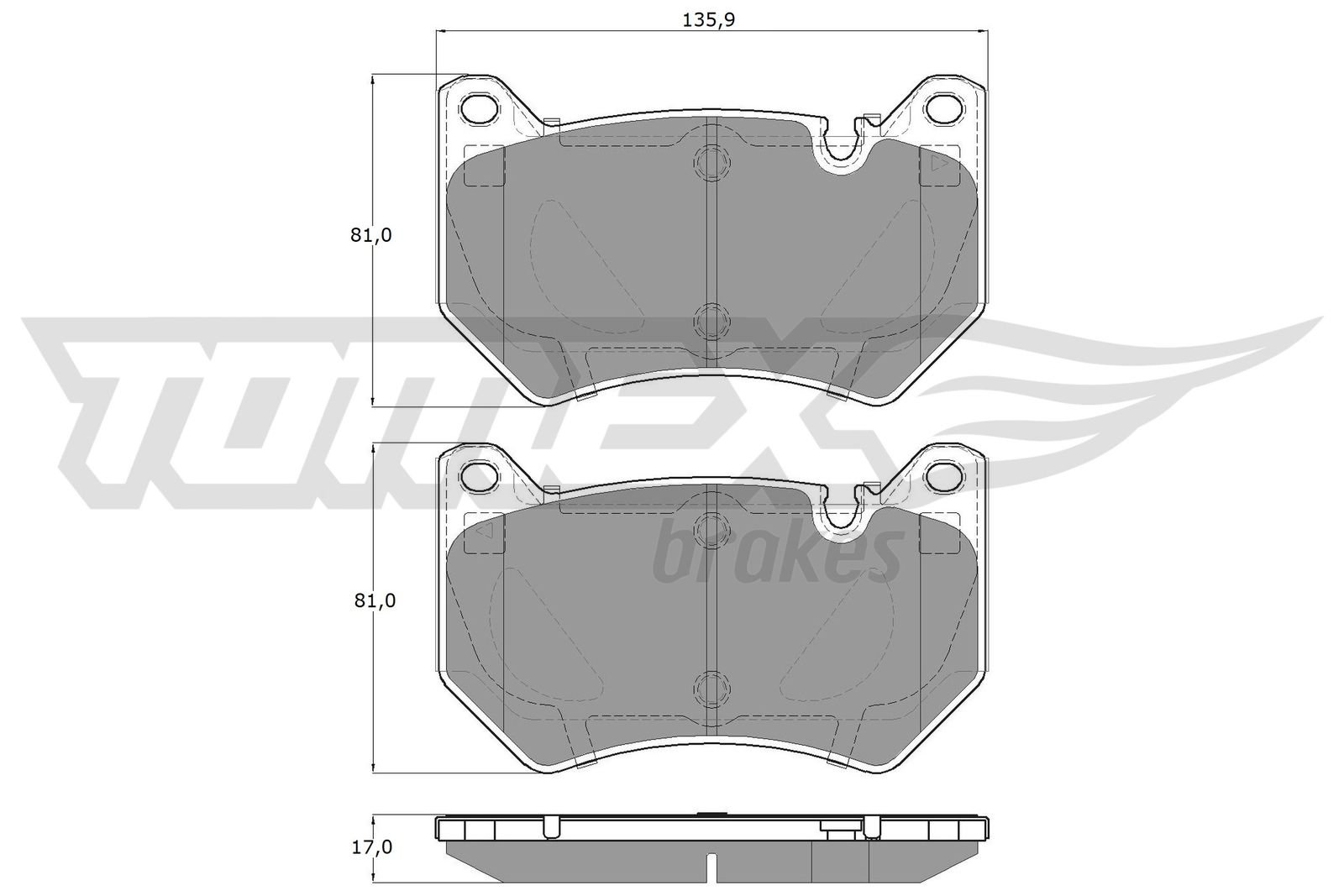 TOMEX Brakes TX 19-43