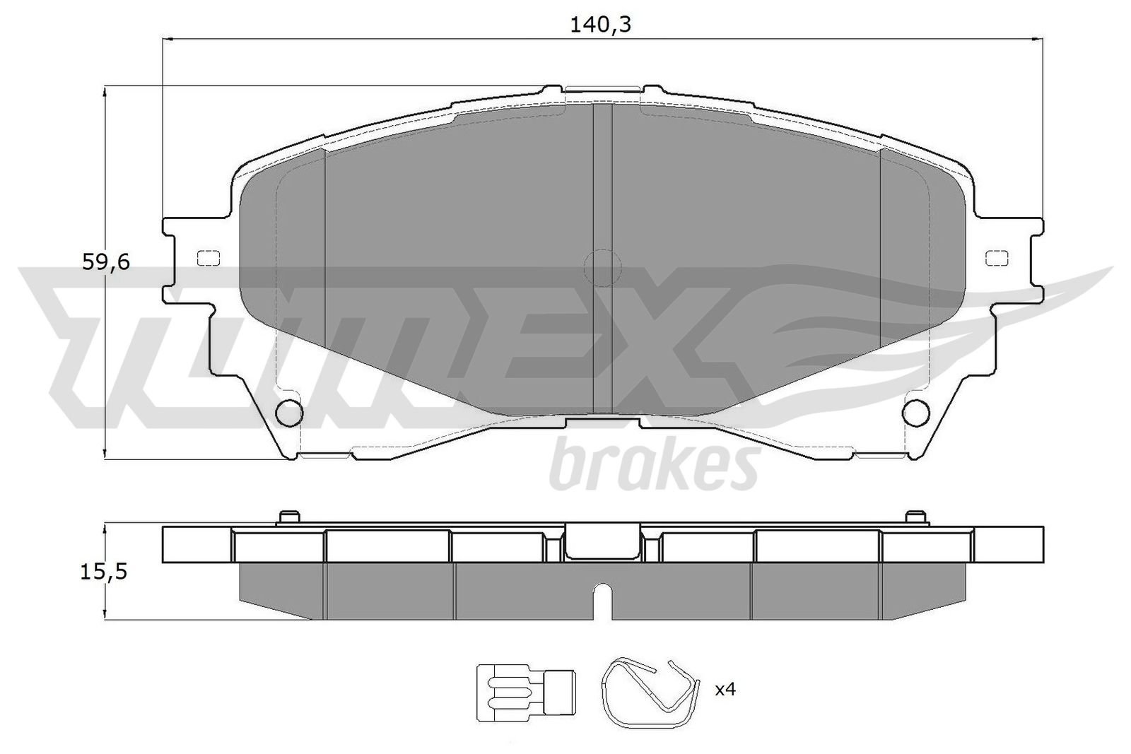 TOMEX Brakes TX 17-41