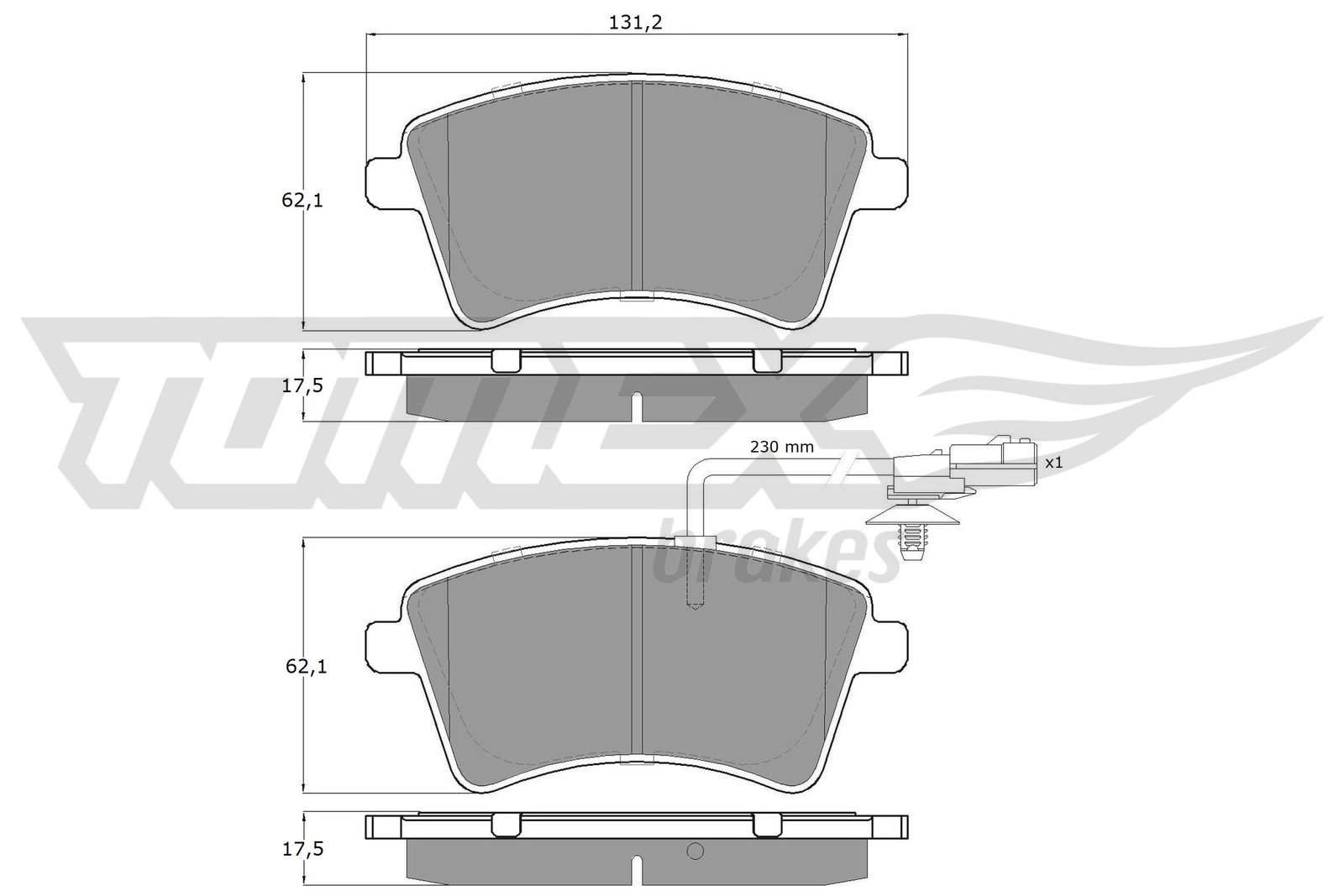 TOMEX Brakes TX 15-841