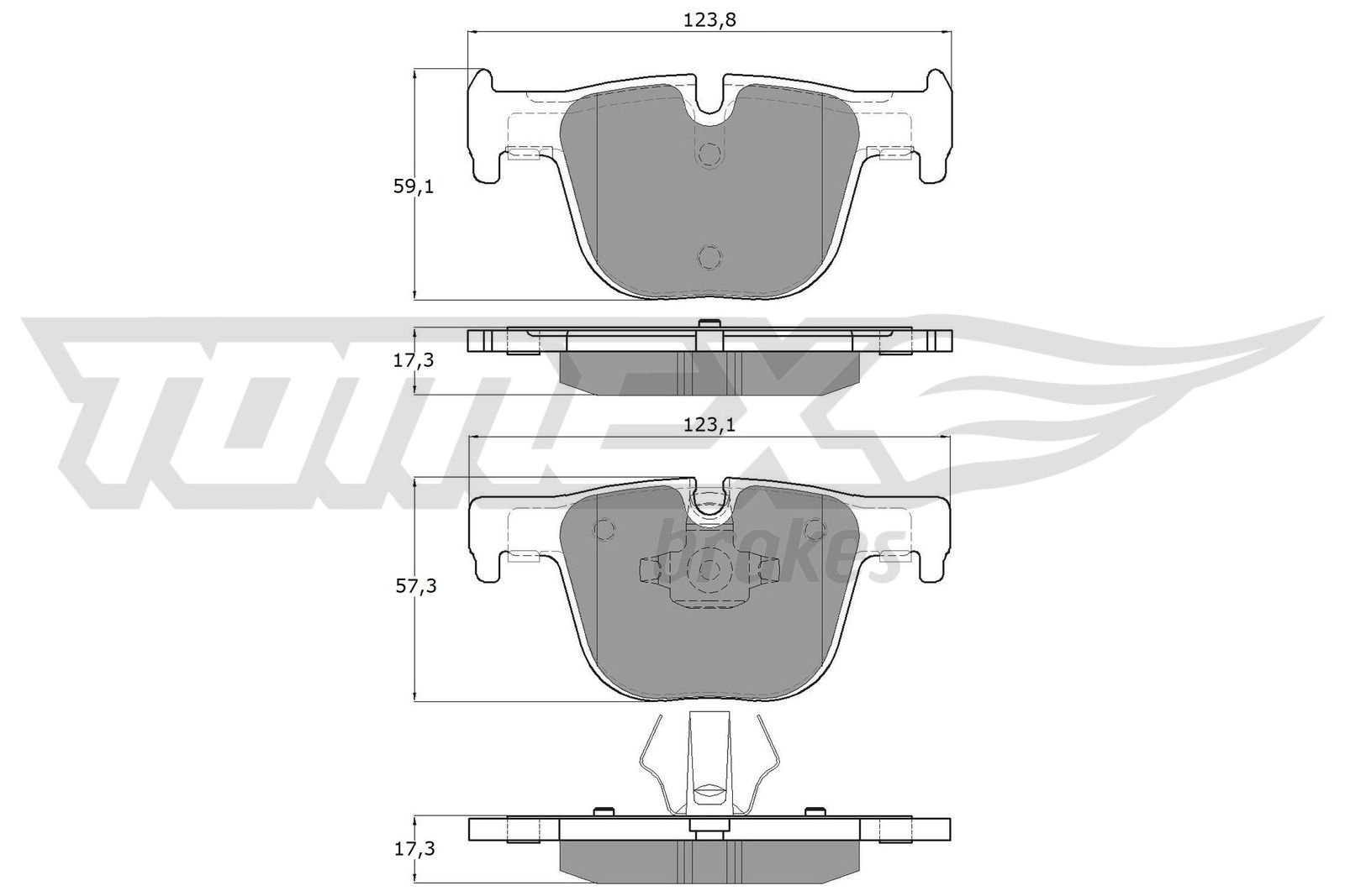 TOMEX Brakes TX 19-29