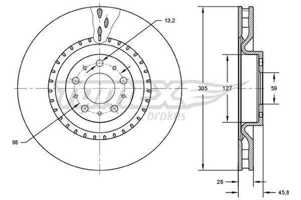 TOMEX Brakes TX 71-86