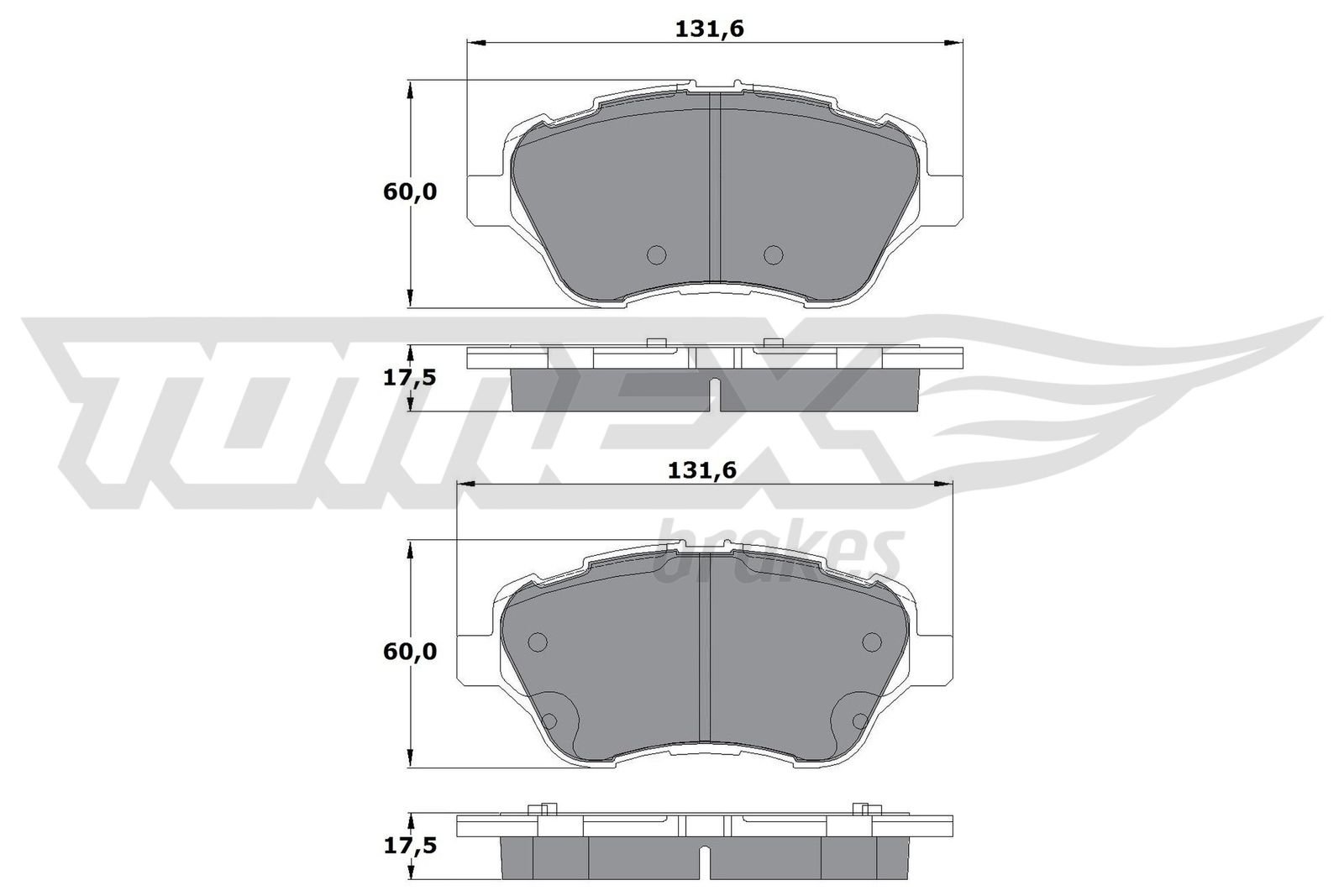 TOMEX Brakes TX 17-16