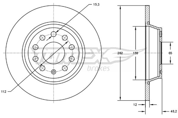 TOMEX Brakes TX 71-37