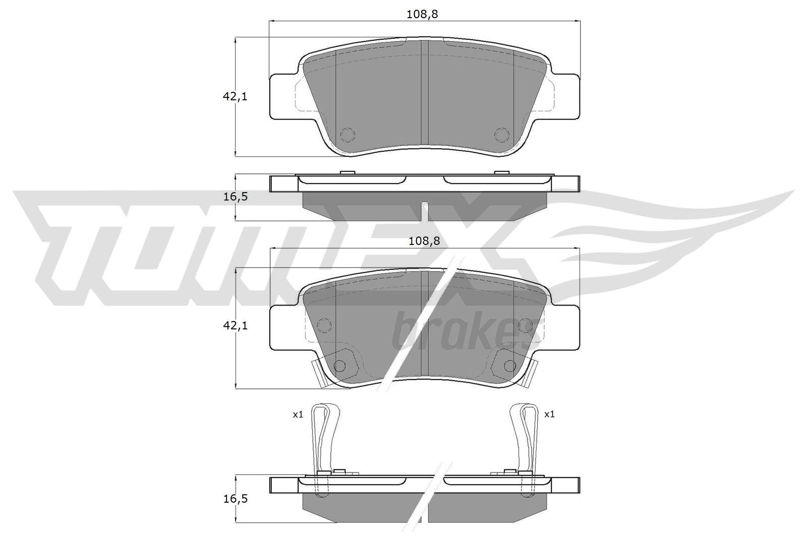 TOMEX Brakes TX 19-07