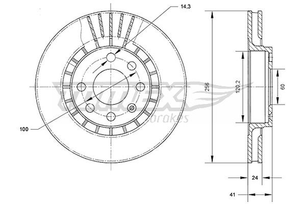 TOMEX Brakes TX 70-15