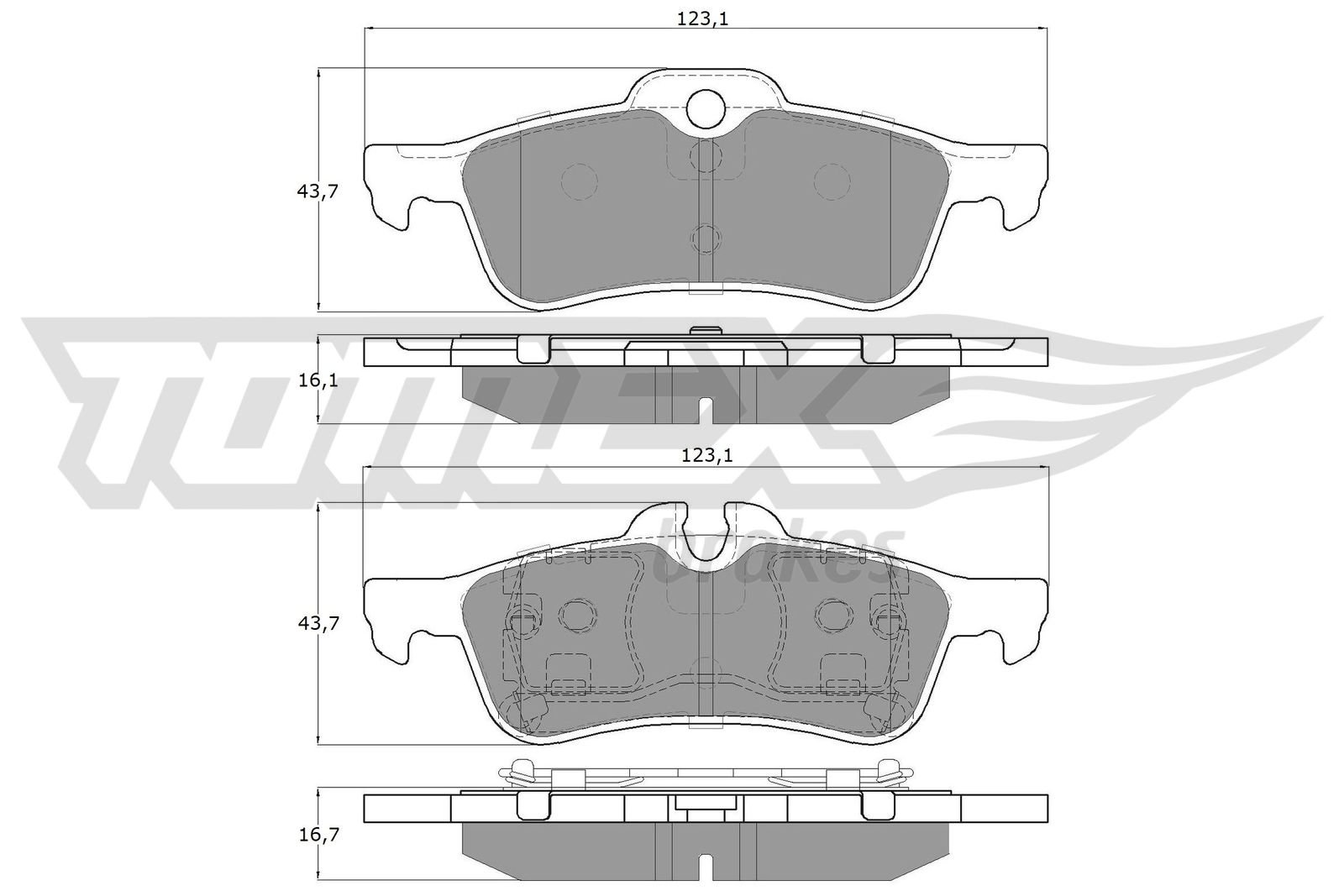 TOMEX Brakes TX 16-03 TOMEX Brakes TX 16-03
