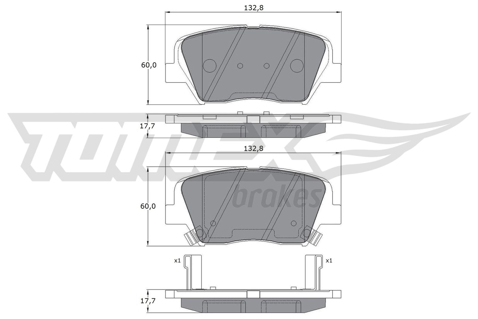 TOMEX Brakes TX 17-46