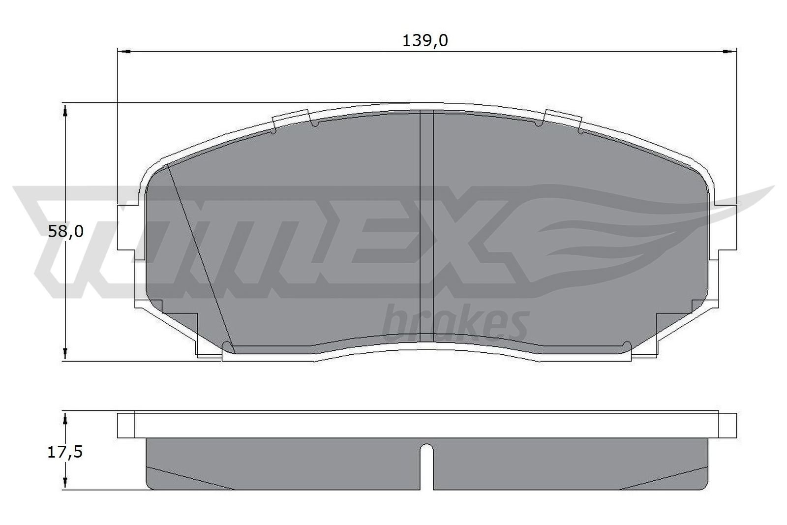 TOMEX Brakes TX 17-42