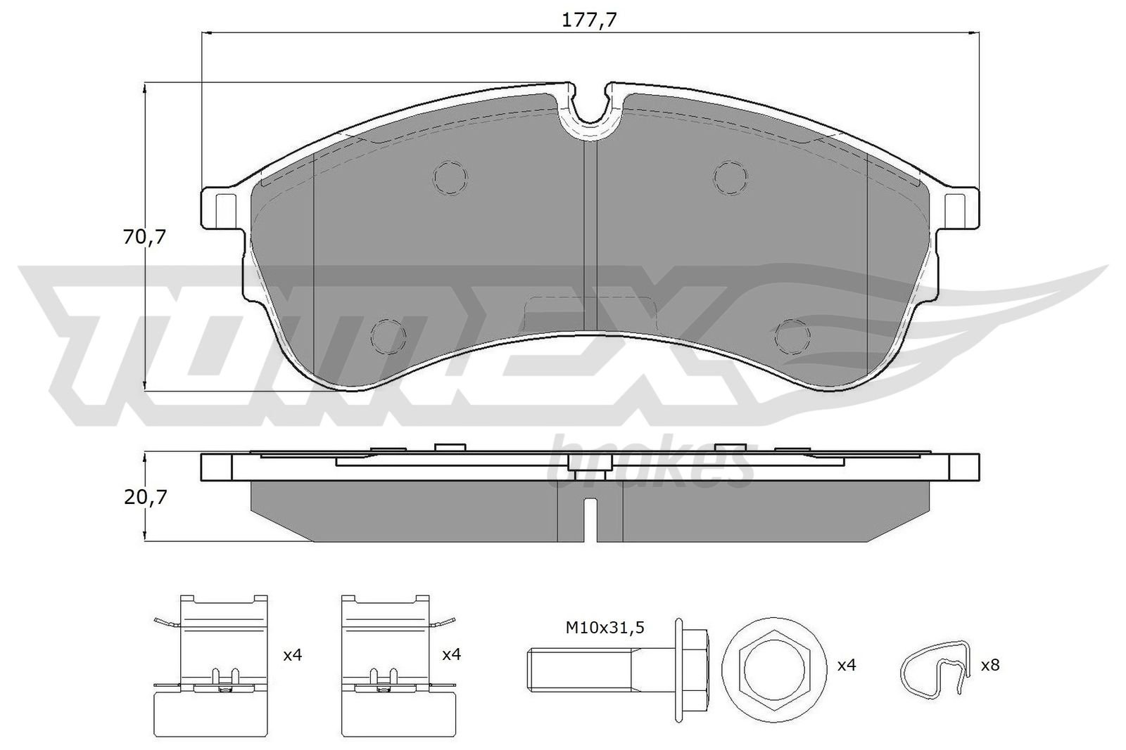 TOMEX Brakes TX 18-59