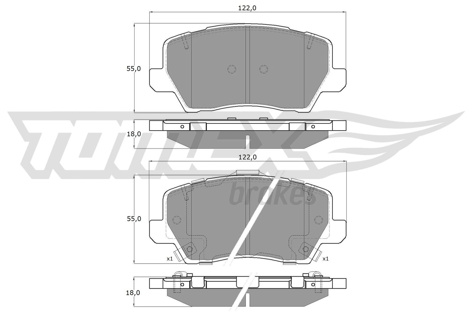 TOMEX Brakes TX 19-75