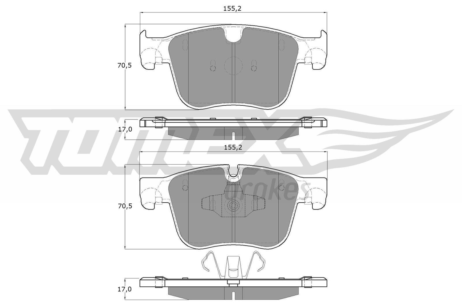 TOMEX Brakes TX 17-291