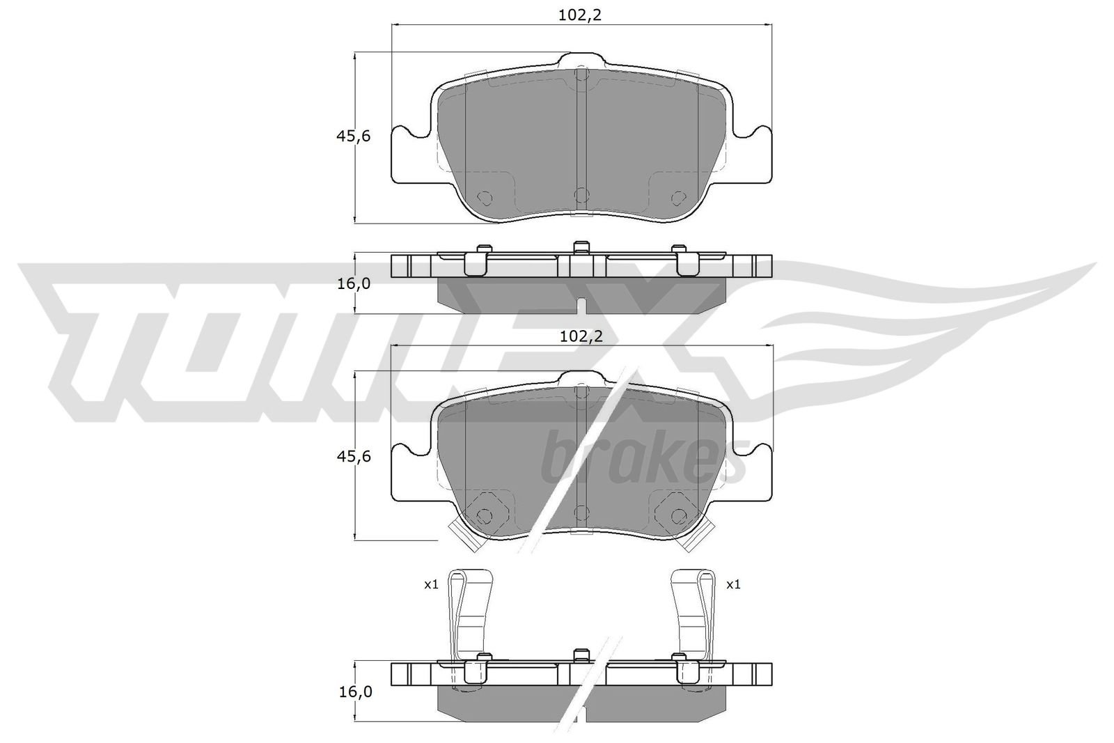 TOMEX Brakes TX 16-29