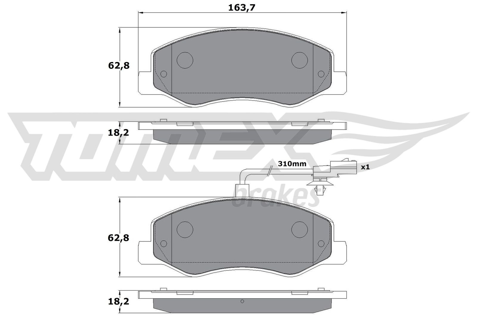 TOMEX Brakes TX 16-49