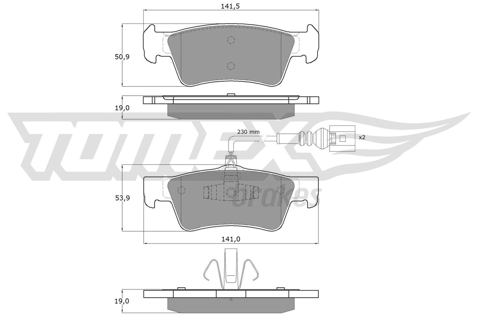 TOMEX Brakes TX 14-80