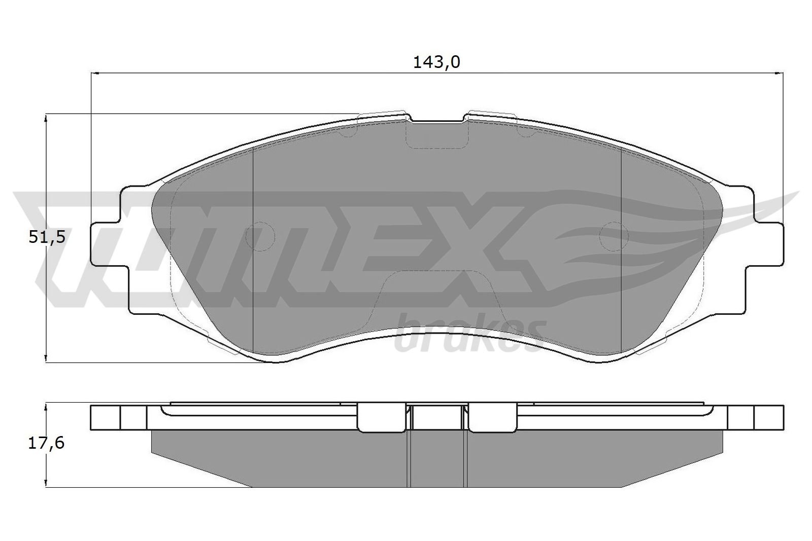 TOMEX Brakes TX 10-74