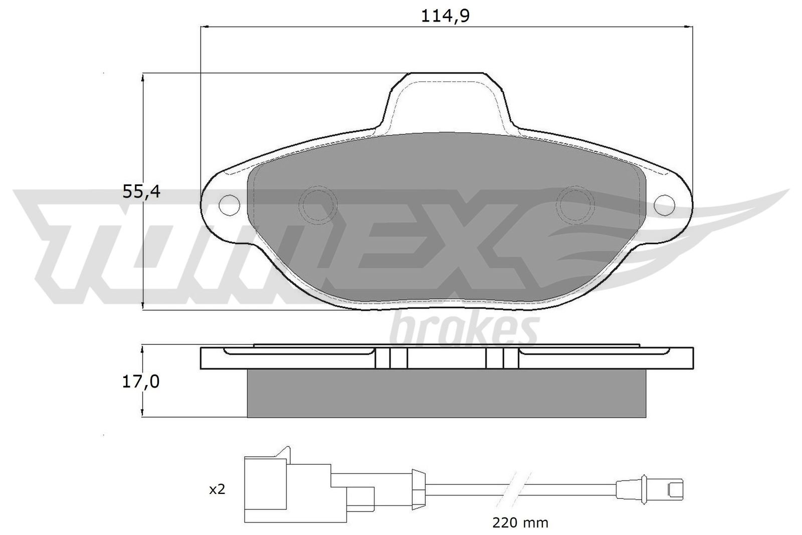 TOMEX Brakes TX 10-72