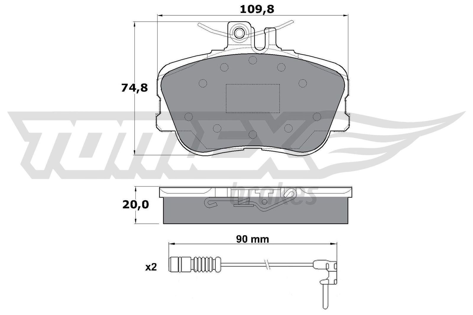 TOMEX Brakes TX 11-461