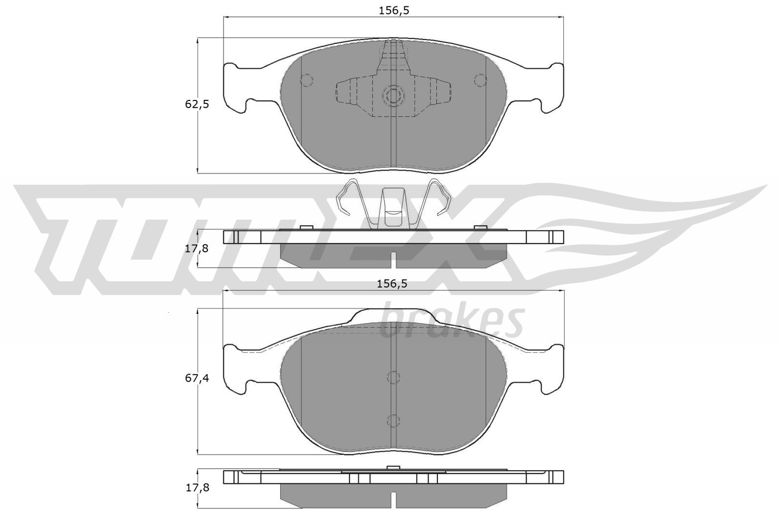 TOMEX Brakes TX 14-49