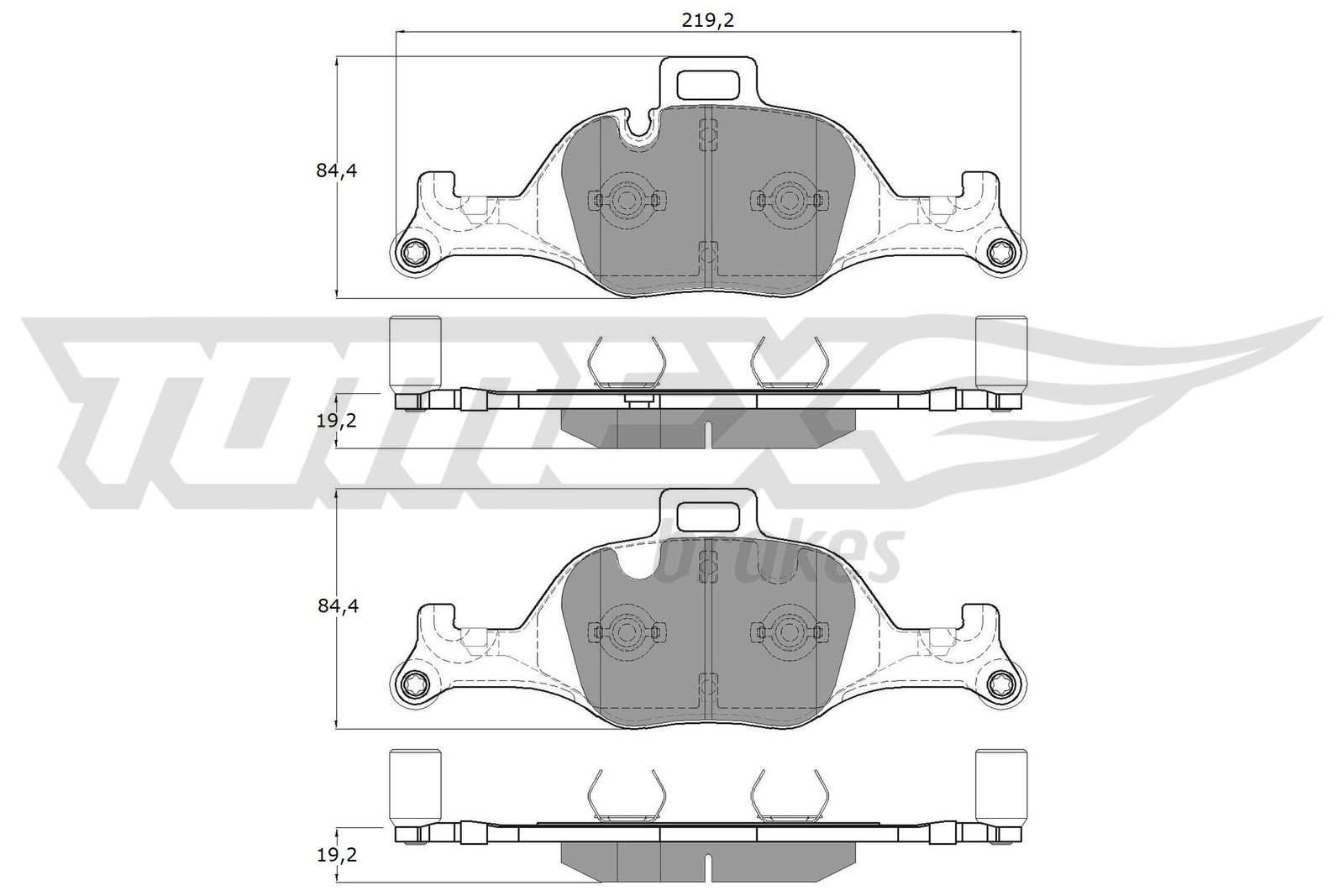 TOMEX Brakes TX 19-08