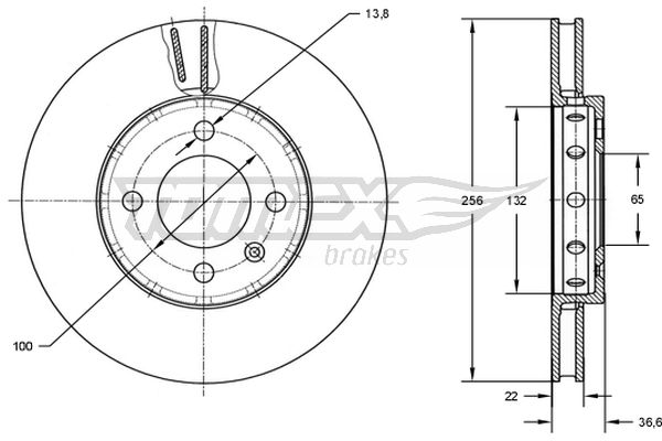 TOMEX Brakes TX 72-87