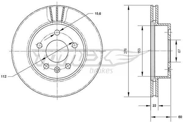 TOMEX Brakes TX 70-52