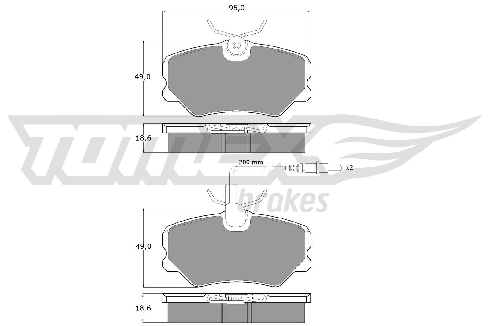 TOMEX Brakes TX 10-44