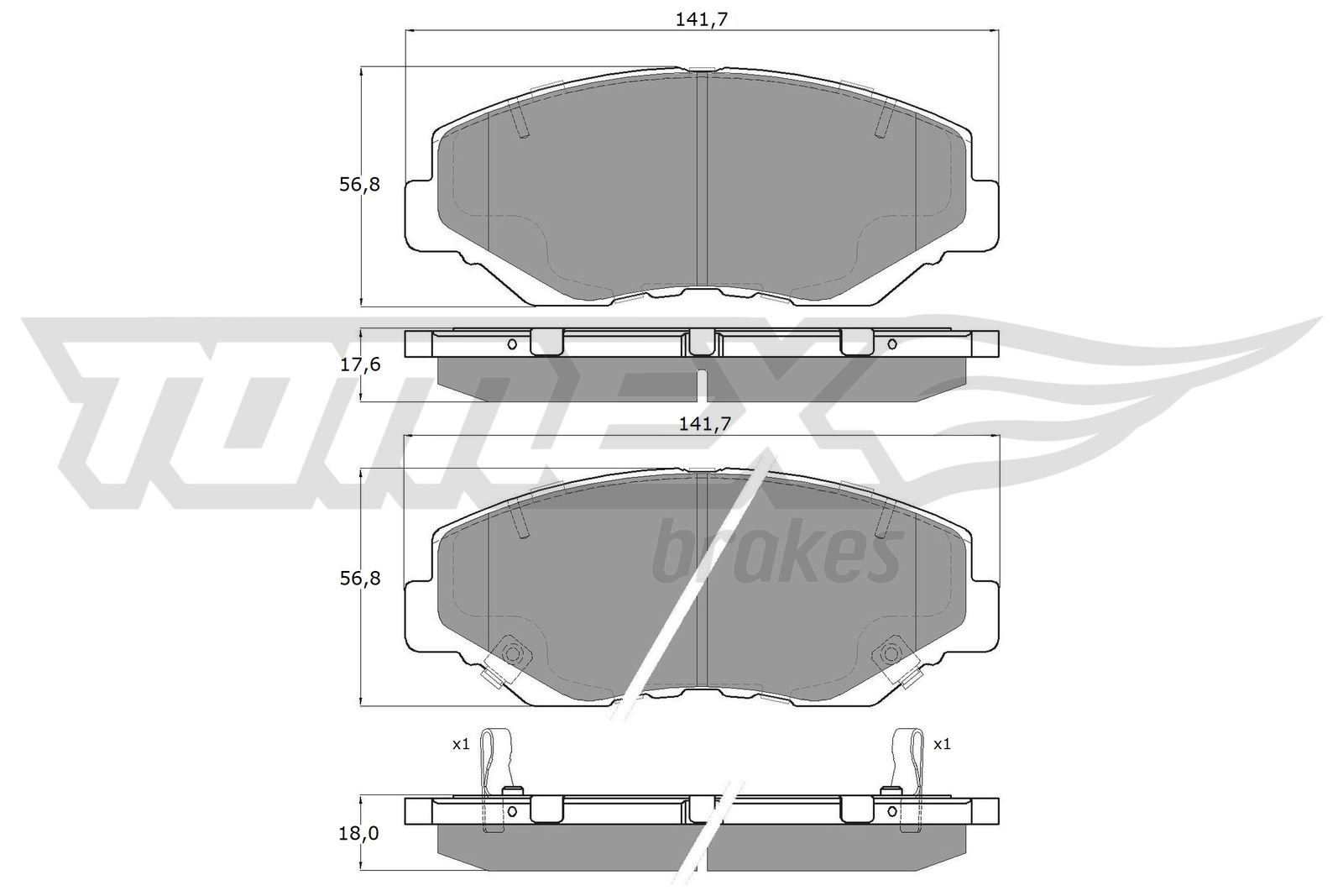 TOMEX Brakes TX 15-58