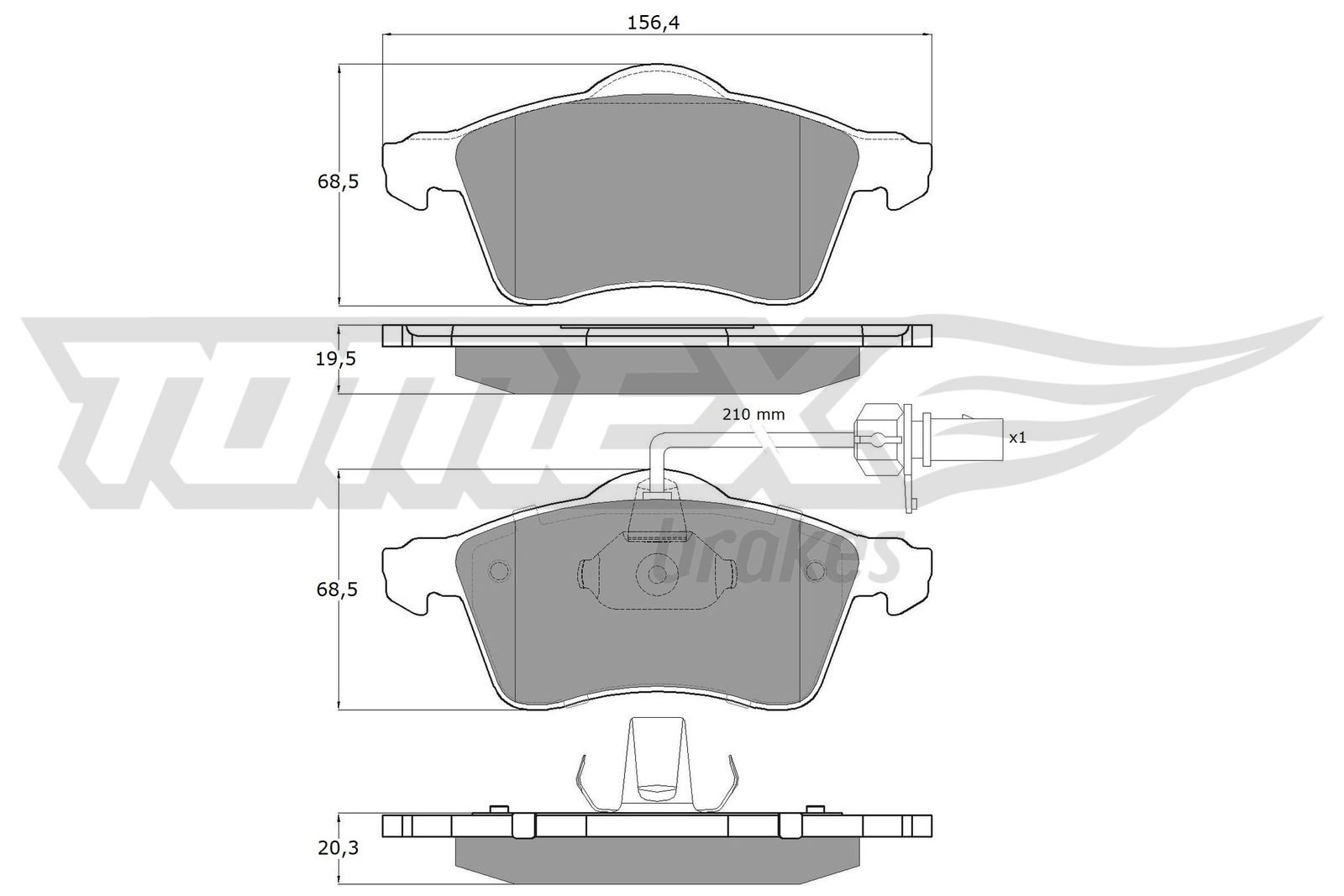 TOMEX Brakes TX 13-911