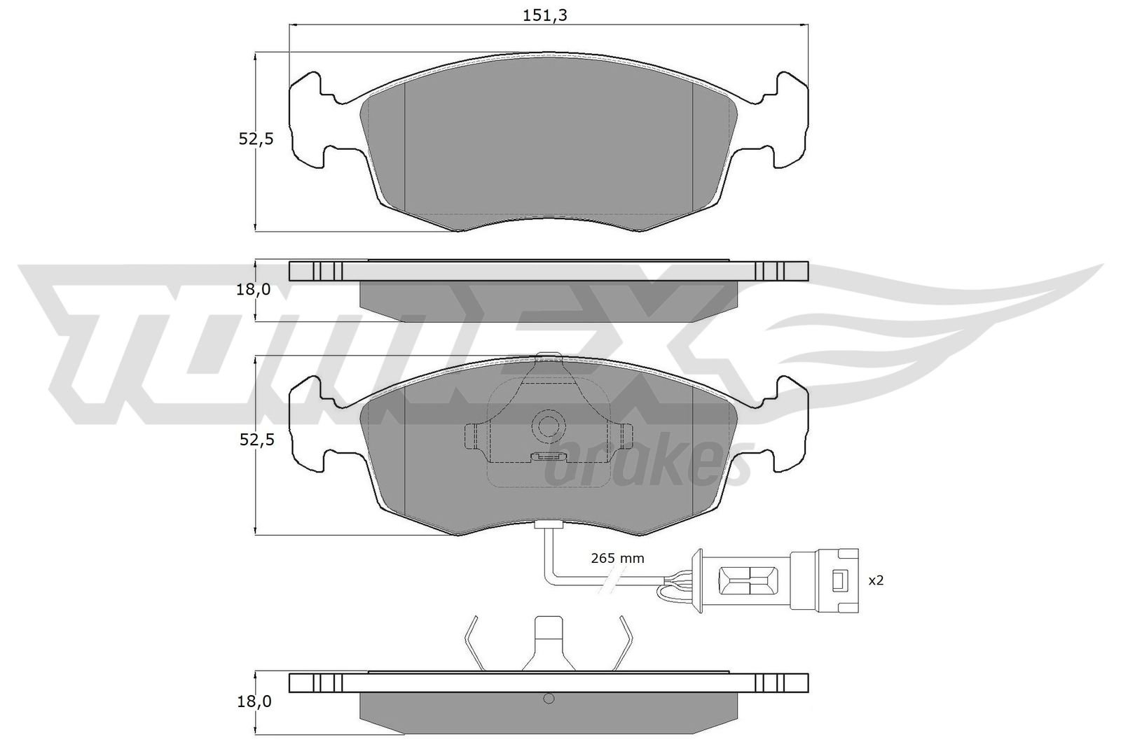 TOMEX Brakes TX 11-33