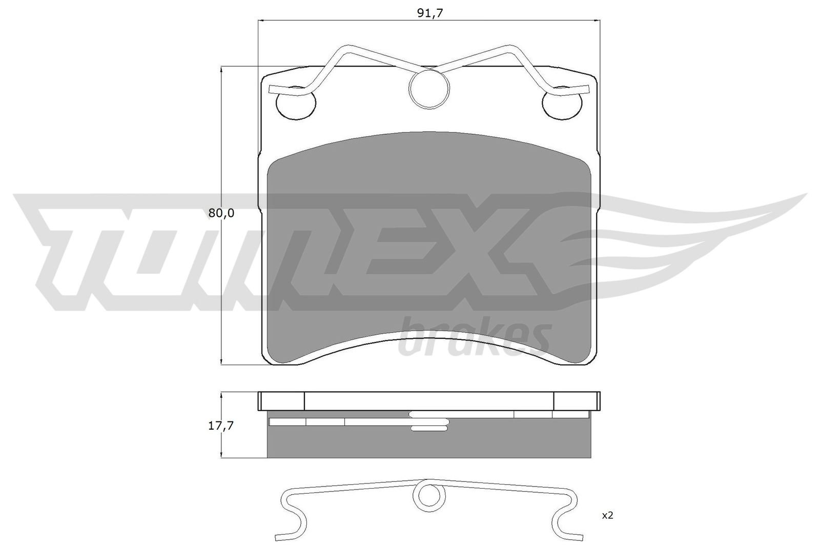 TOMEX Brakes TX 10-64