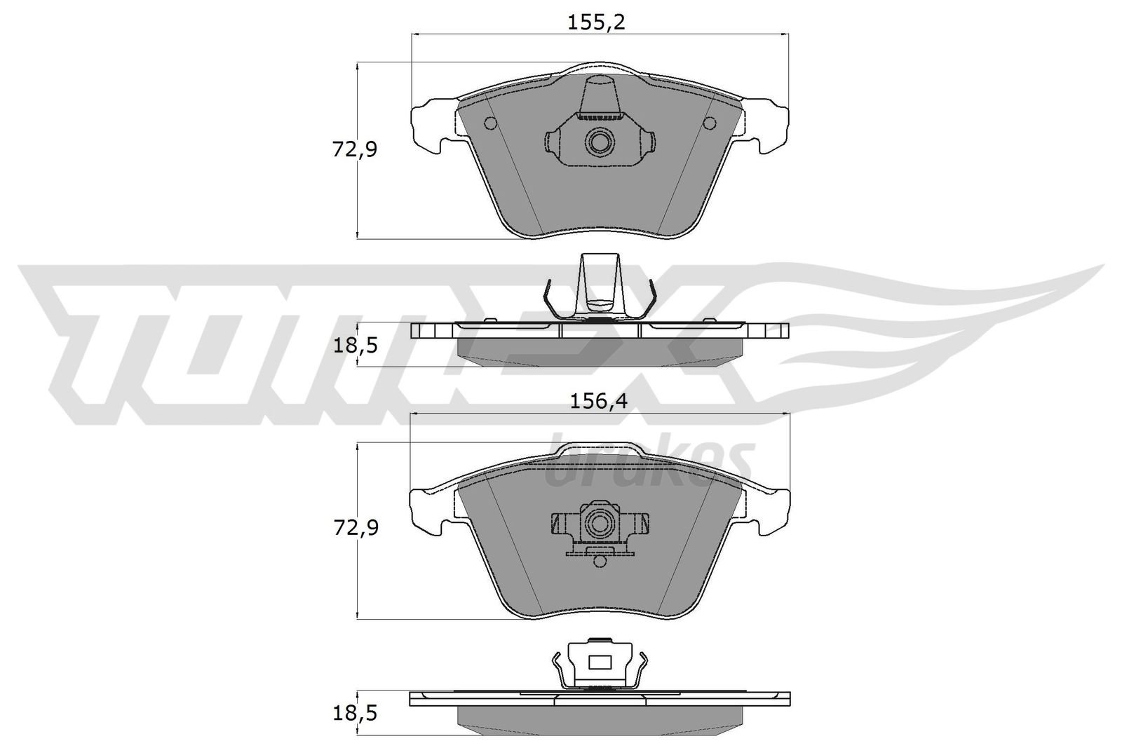 TOMEX Brakes TX 15-26