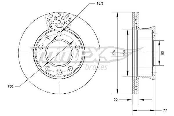 TOMEX Brakes TX 70-07