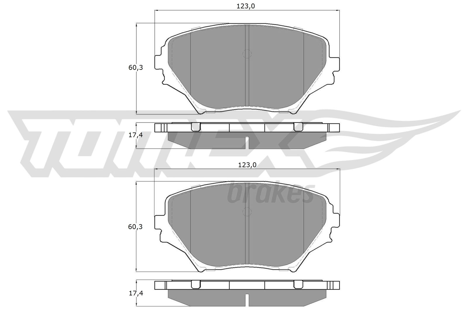 TOMEX Brakes TX 13-85