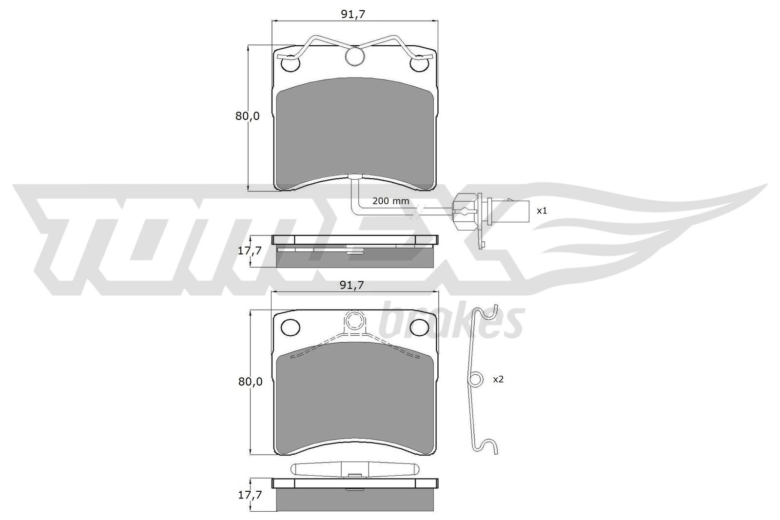 TOMEX Brakes TX 10-641