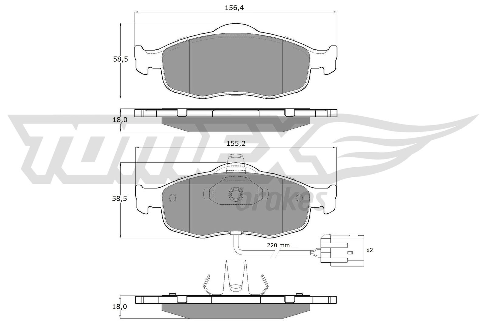 TOMEX Brakes TX 11-191