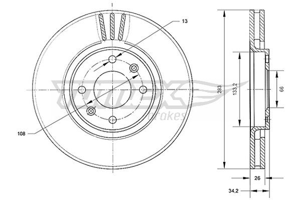 TOMEX Brakes TX 70-24