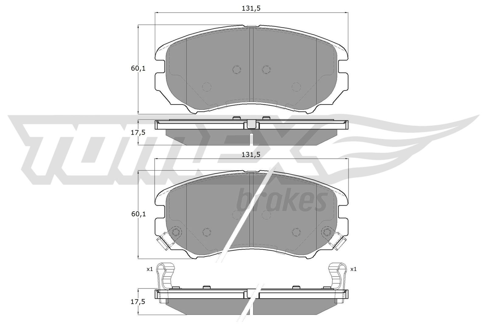 TOMEX Brakes TX 15-29