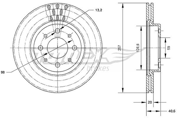 TOMEX Brakes TX 70-42