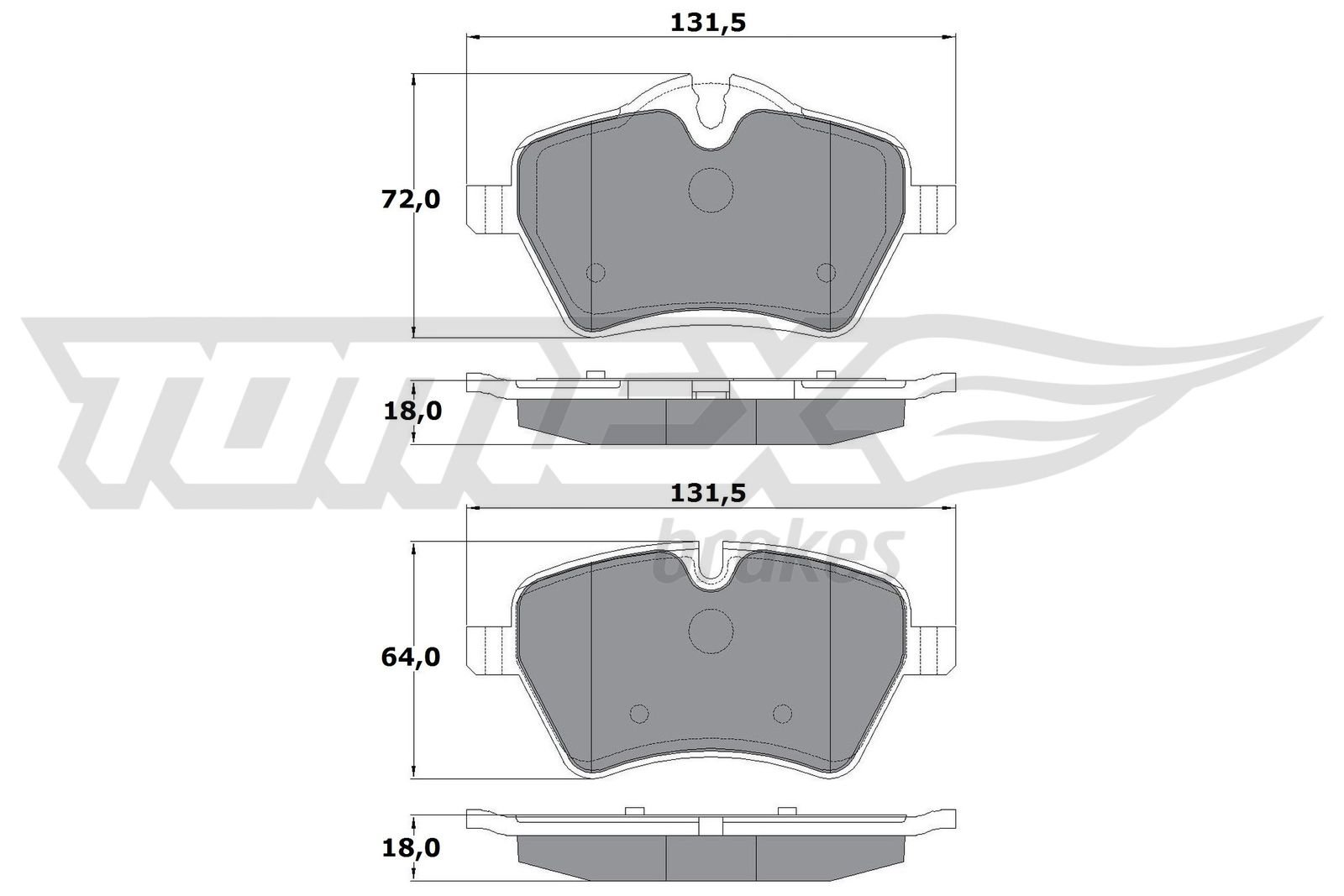 TOMEX Brakes TX 16-04