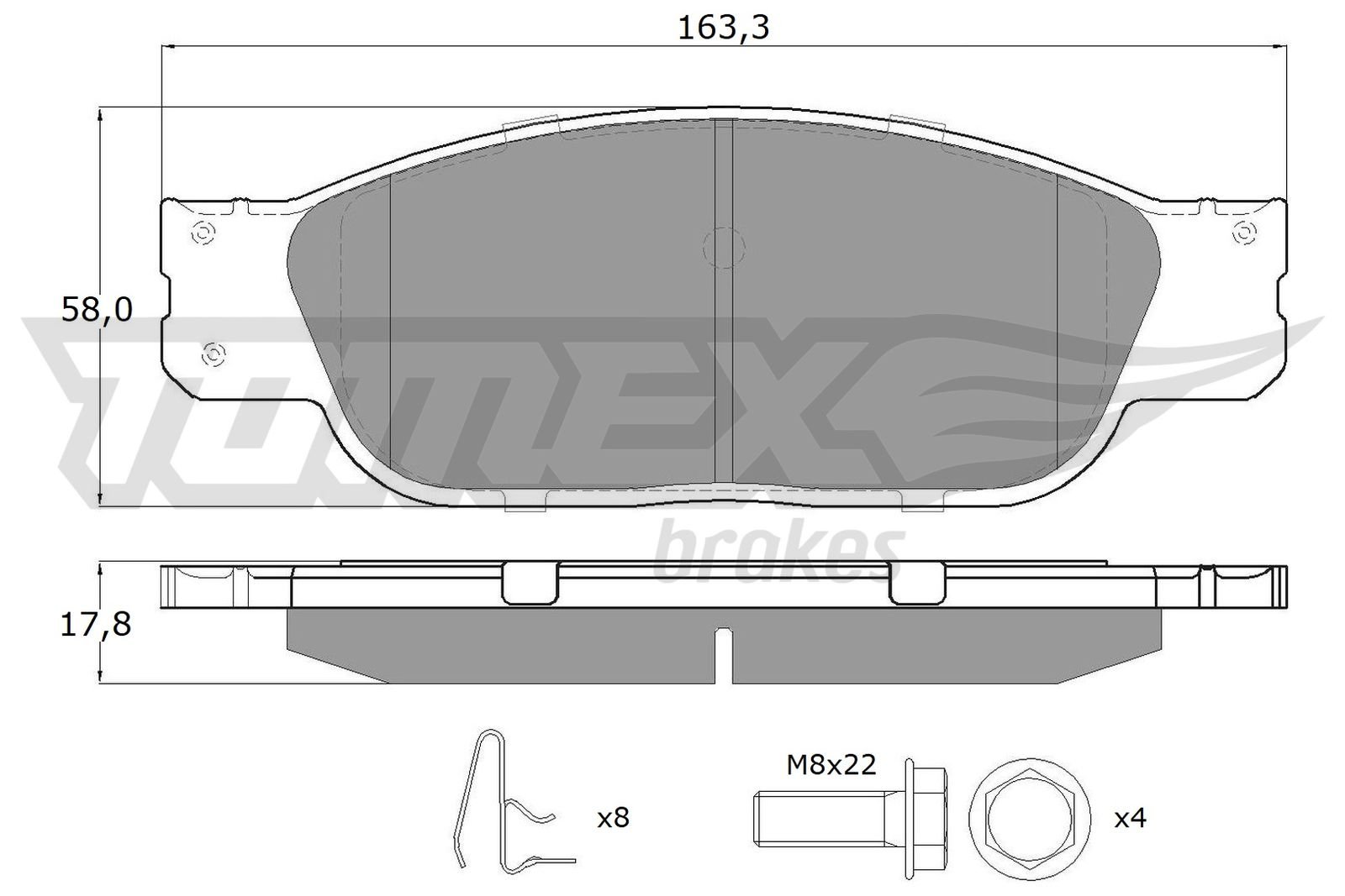 TOMEX Brakes TX 16-92