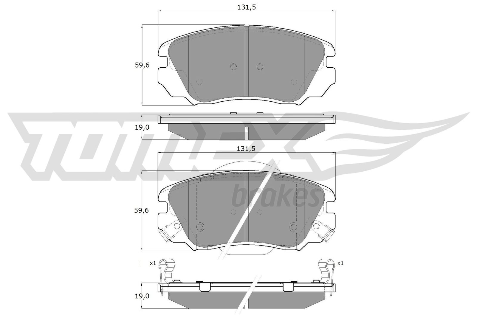 TOMEX Brakes TX 16-33